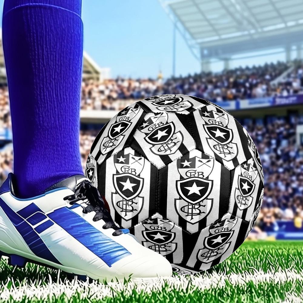 Botafogo Football Club Printed Size 5 Soccer Ball - Durable, Machine-stitched, Soft and Comfortable, Suitable for Training and Matches Gift