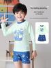 2026 Boys' Sun Protection Swimwear: Two-Piece Kids' Swimsuit & Trunks