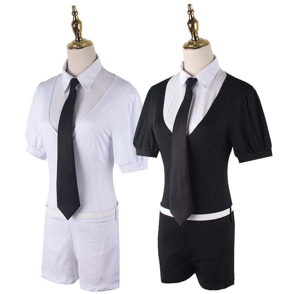 The Land Of Lustrous Antarcticite Cosplay Outfit Black White Makeup Party Prop