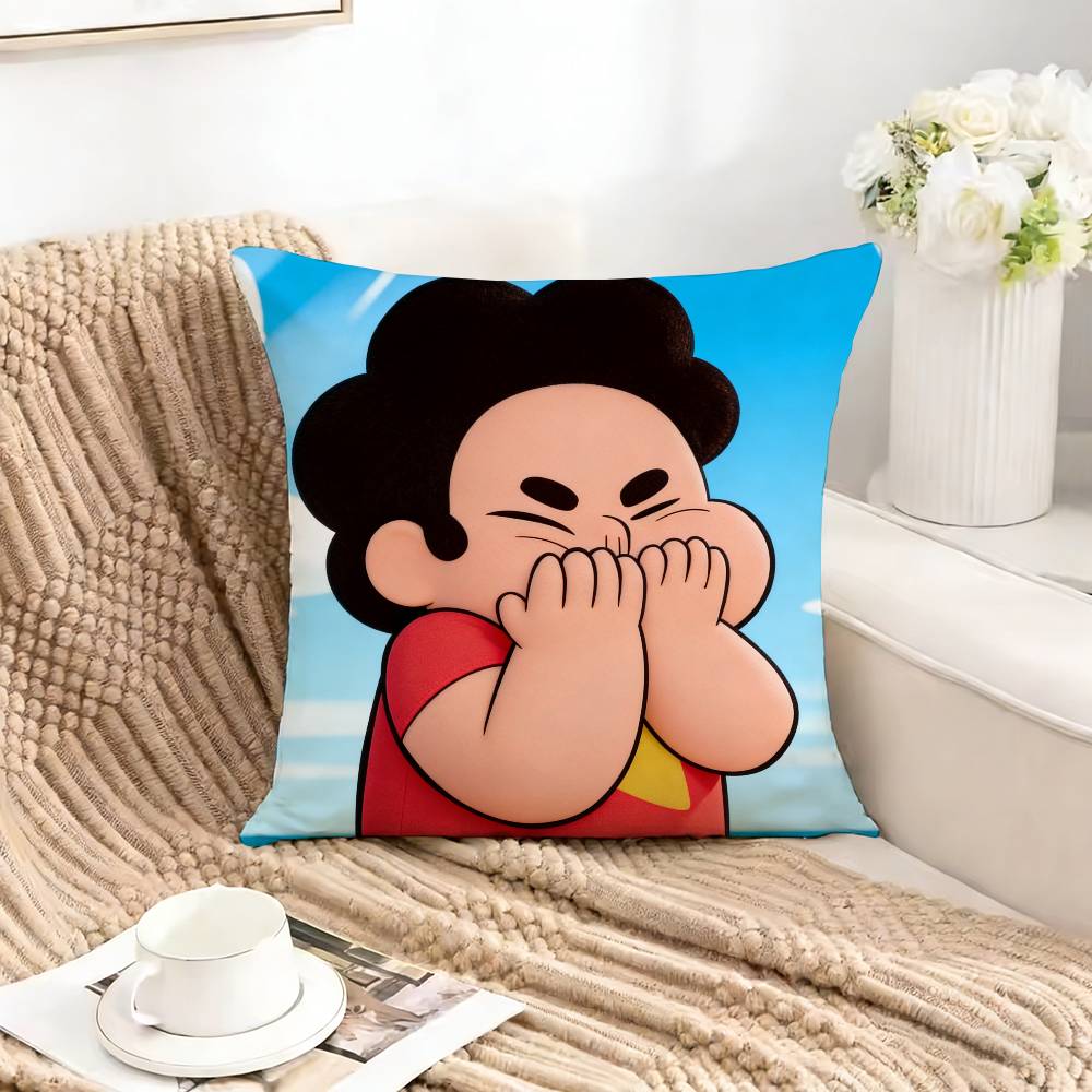 SSteven UUniverse SU Square DoubleSided Printed Pillow Case Bedroom Bedside Pillow Sofa Cushion Cover