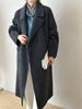 Double-Sided Wool Coat: Women's Long, Loose Korean Style with High-End Luxury for Autumn/Winter