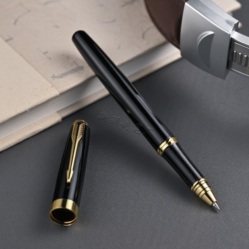 Metal Signature Pen, Black Business Gift Pen, Signature Pen, Ballpoint Pen, Orb Pen