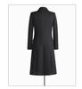 Women's Professional Mid-Length Wool Coat for Winter Workwear