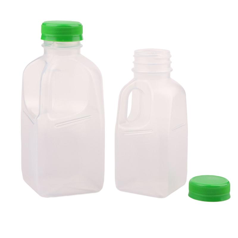 320/500Ml Clear Kids Water Bottle Empty Plastic Juice Bottle Pet Milk Beverage Bottle With Lid Camping Hiking Drinking Container