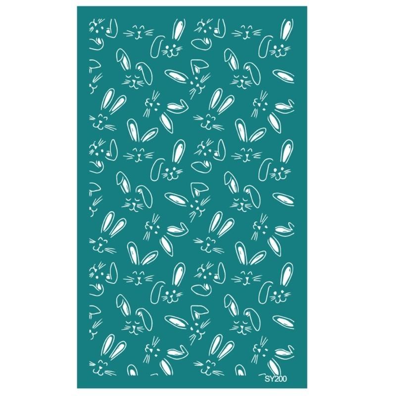 Silk Screen Stencils for Clay Earrings Making 6.3x4In Silkscreen Print Stencils