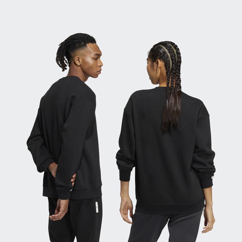 adidas Unisex Fleece Crewneck Sweatshirt
