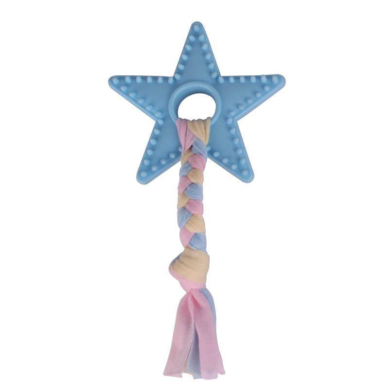 Pet Dog Puppy Toy Teething Tough Chew Bite Phonation Star Shape With Biteresistant Highquality Tpr Material