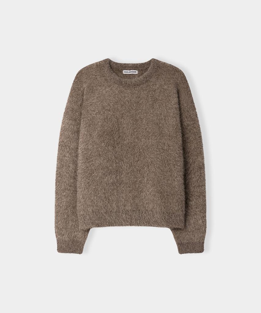 Eoneolleokodeu Hairy Mix Knit (Brown)
