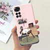 New For Xiaomi Redmi Note 11 4G Case Cute Cartoon Soft Silicone Shockproof Cover For Redmi Note11 4G 2201117TG Bumper Phone Case