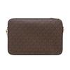 MICHAEL KORS Jet Set Long Presbyopia Printed Retro Letters LOGO Chain Camera Bag Shoulder Bag Leather Crossbody Bag Regular Women's Brown