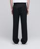 MUSINSA STANDARD Lightweight Wide Hidden Banding Slacks [Black]