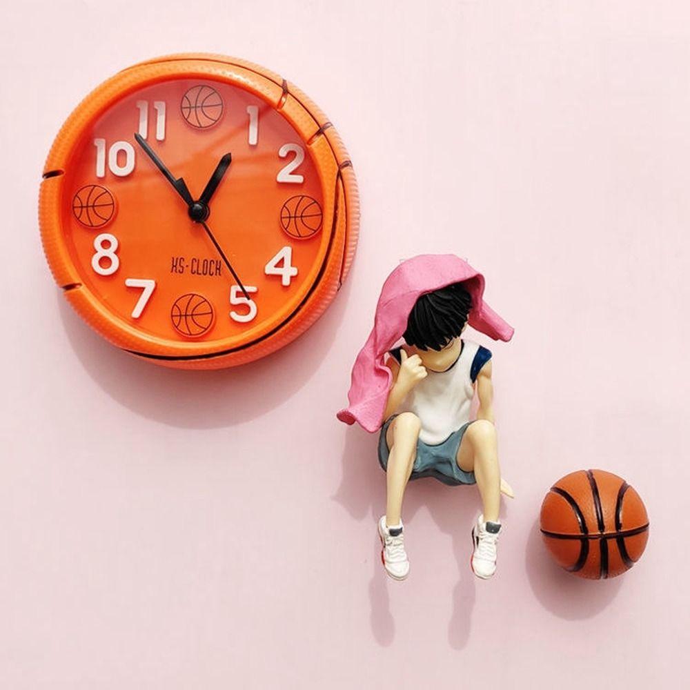 Creative Football Shaped Clock Basketball Digital Clock Desktop Decoration Alarm Clock  Outdoor