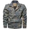 Men's  Winter Eur-American Style Vintage Plus Size Washing Jacket Coat