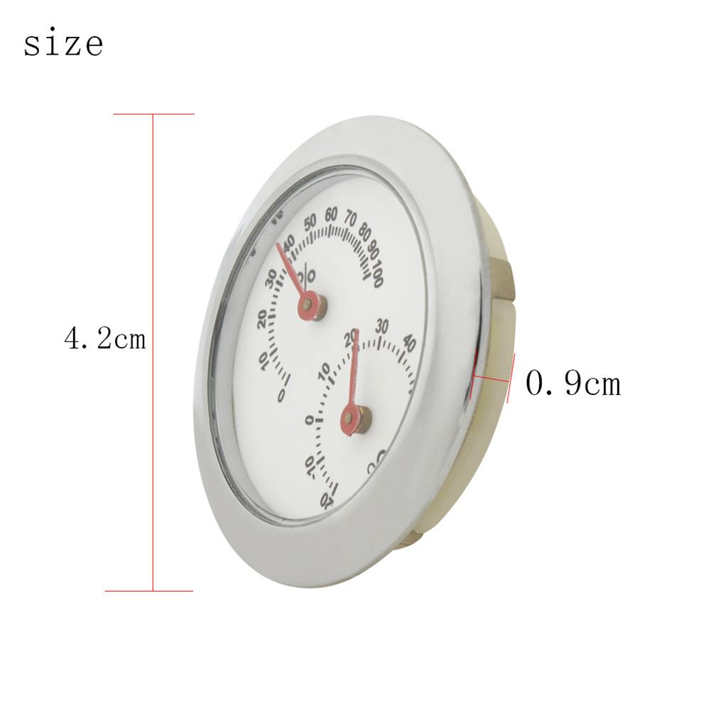 Household Mini Metal Thermometer Hygrometer for Room Temperature Humidity Meter