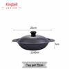 Jingbeier Cast Iron Claypot for Claypot Rice & Chicken Pot