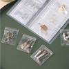Flip Page Calendar Style Jewelry Box, Transparent Table Anti Oxidation, Earring Necklace Organizer Artifact