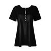 Women's Shirt Blouse Button Vintage Gradient Print Short Sleeve Casual Basic Top Pullover