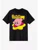 Kirby Herren Kirby Warp Star Kanji Schwarzes T-Shirt Neu,