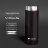 TEMEKE 420ml Double-Layer Pure Titanium Insulated Tea Cup