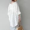 Korean Fashion Summer Spring Women Cardigan Turn-Down Collar White Black Oversized Lace Blouse Delicate Elegant Ladies' Thin Outerwear