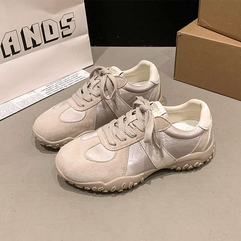 Breathable Sports and Leisure Board Shoes Women's New Spring Retro German Training Shoes Women's Ballet Forrest Gump Shoes