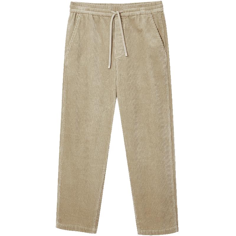 JACK&JONES Men's Embroidered Loose Fit Corduroy Pants