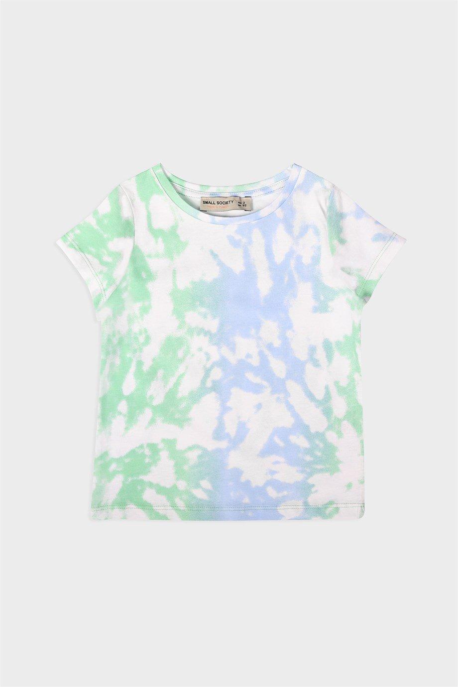 

Футболка с принтом тай-дай для девочки 1-2 Years синий