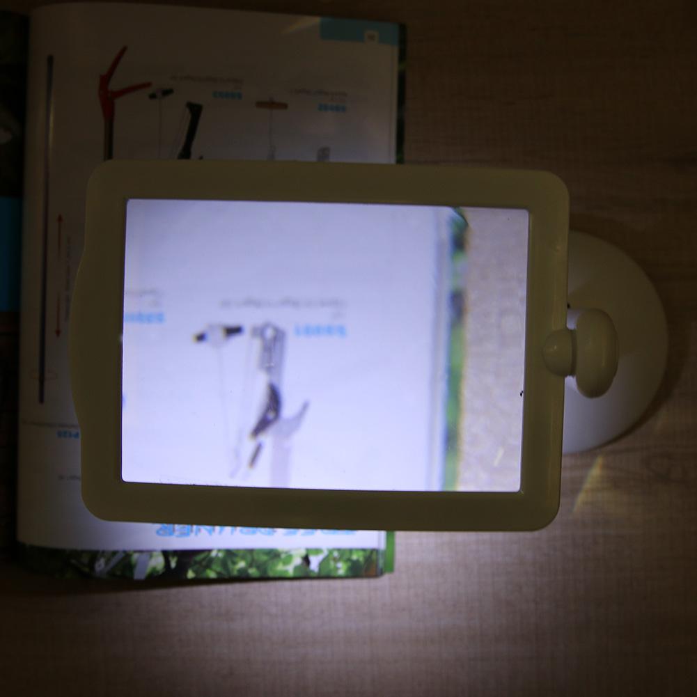 3X 180° Rotatable Magnifying Glass Handsfree Loupe Screen Reading Magnifier Foldable Multi-function Convenient with LED Light