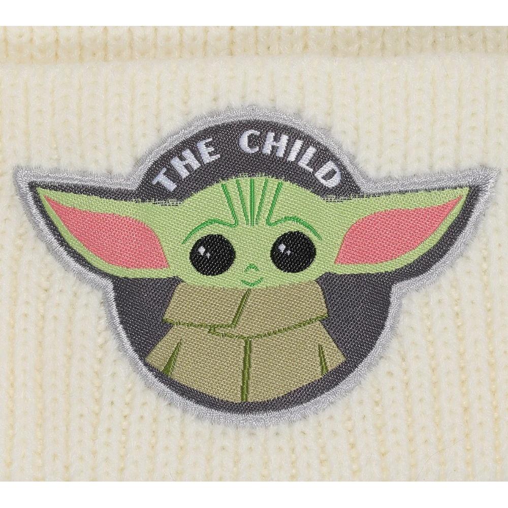 Star Wars Mandalorian Unisex Erwachsene The Child Abzeichen Bommelmütze