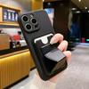 Applicable To Huawei Nova13pro Tide Brand Mobile Phone Case Simple Solid Color Honor X9C Invisible Bracket Classic Card Bag
