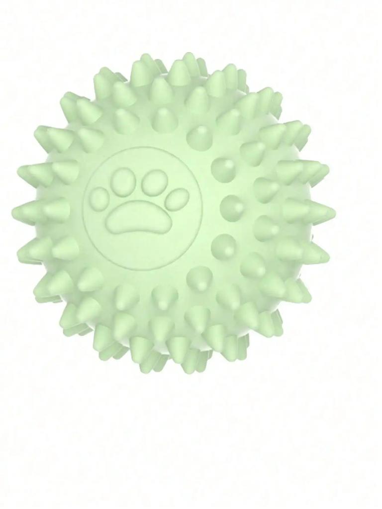 1Pcs/2Pcs Dog Chew Toys Set Spiky Bone & Ball Rubber Teething Toys for Small Medium Dogs Puppies Pet Supplies