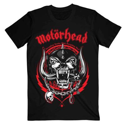 Motorhead Lightning Wreath T-Shirt Black New