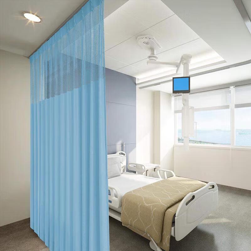 Desert Spring Opaque Room Partition Pull Curtain