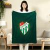 Bursaspor Flannel Blanket, High quality Comfortable for All Seasons, Home Decor, Warmth and Comfort