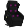 Lift-Up Massage Chair, Electric, Reclining, Black