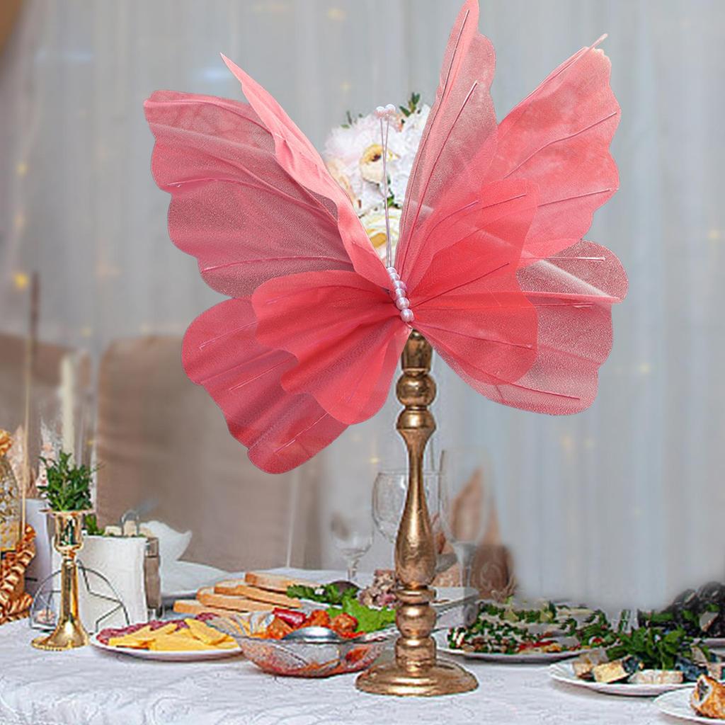 Silk Yarn Artificial Butterfly Outdoor Fake Butterfly Butterfly Wall Decor for Wedding Home Room Wall Room Decor Outdoor DIY