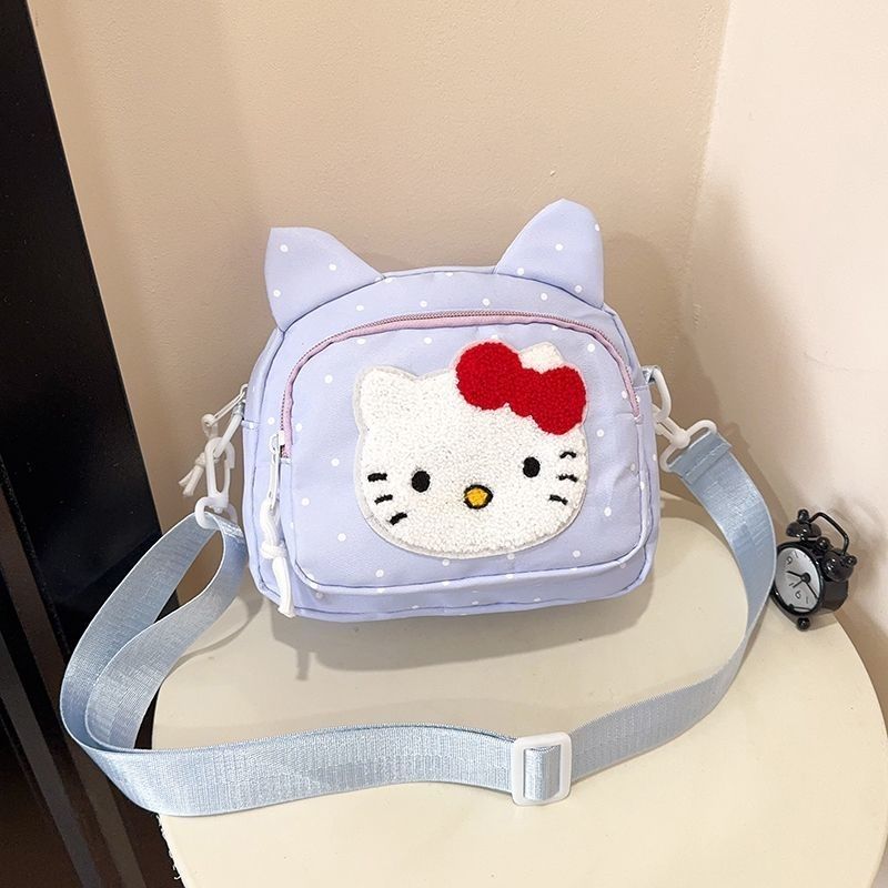 

New Kitty Crossbody Bag Cute High-value Sweet Girls Handbag Lovely Pattern Handbag Mobile Phone Bag Lightweight Shoulder Bag