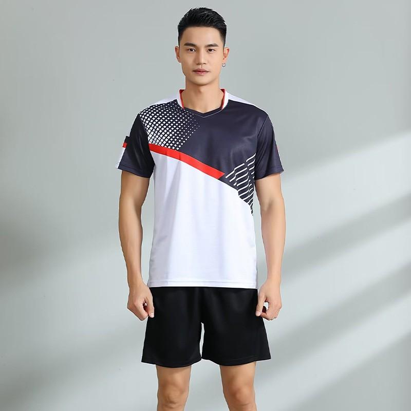 Unisex Quick-Dry Sport Set Badminton Tennis Volleyball Ping Pong Training Competition Athletic Wear
