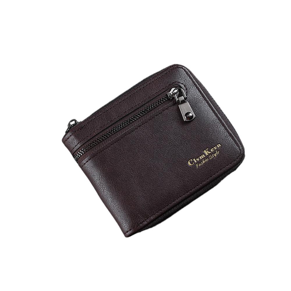 

PU Leather Men Wallet ID Card Holder Men Purses Portable Bifold Money Clip for Men Girls