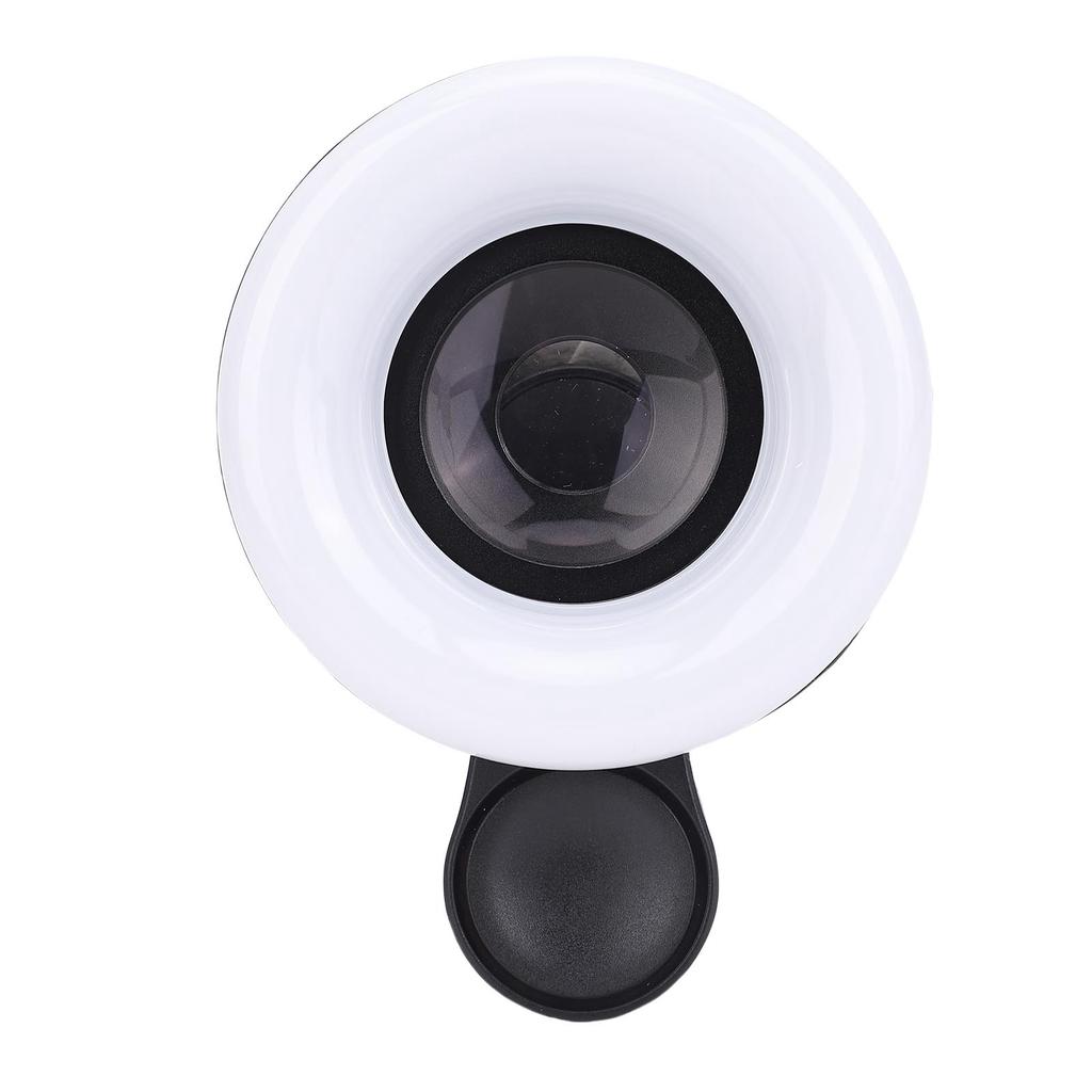 Phone Macro Lens with LED Fill Light 15X High Definition Lens for Eyelashes Jewelry Detail Photography