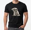 Sad Kitten Meme Standing Cat Unisex Tshirt