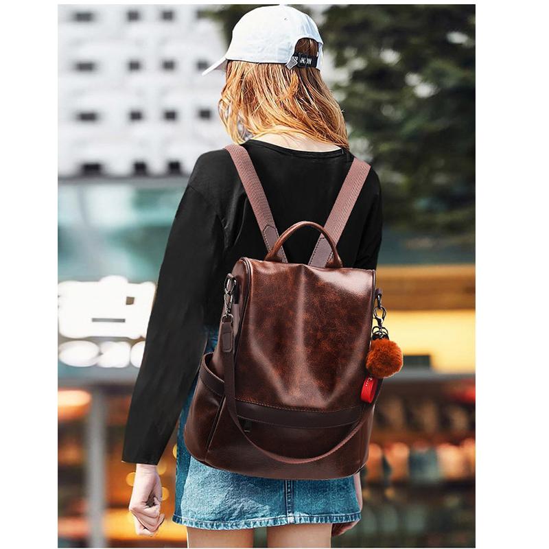 Backpack for Women Anti Theft Bookbag Lightweight Shoulder Bag Satchel Handbag for Travel Daily and Shopping Bag