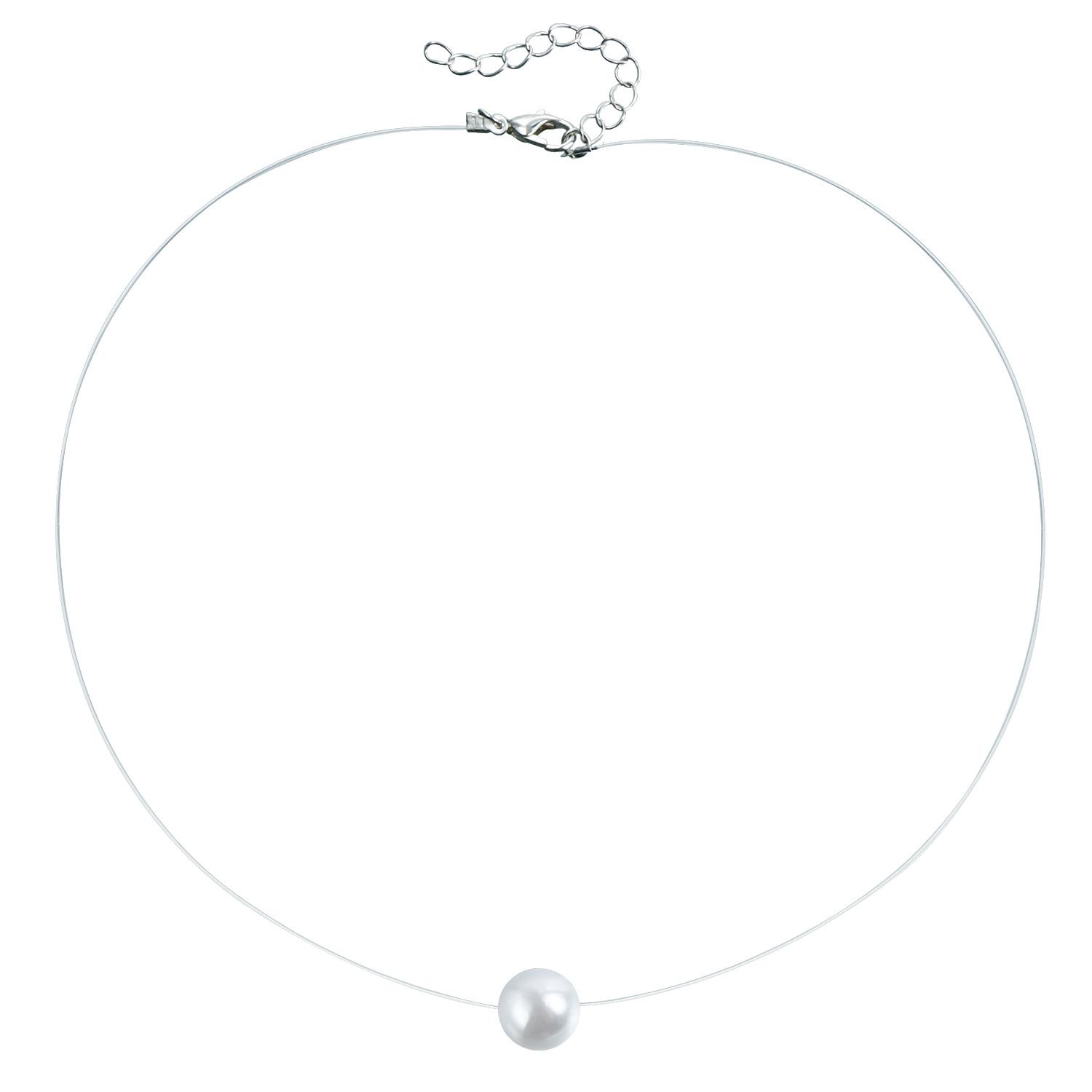 

Аксессуары День святого Валентина Простой Прозрачный Кристалл Линия Циркон Кулон Ожерелье Женское Любовь Ключица Цепочка Ожерелье