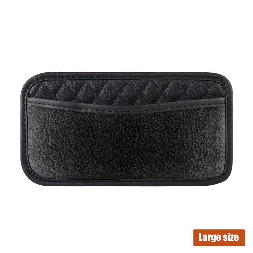 1pcs Leather Car Seat Storage Hanging Bag With Adhesive Storage Pocket For AMG W108 W124 W126 W140 W168 W169 W176 W177 W190 W201