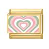 New Vintage Golden Charm Strawberry Heart Flower Bow Cat Dog Italian Charm Links Fit 9MM Stainless Steel Bracelet DIY Making