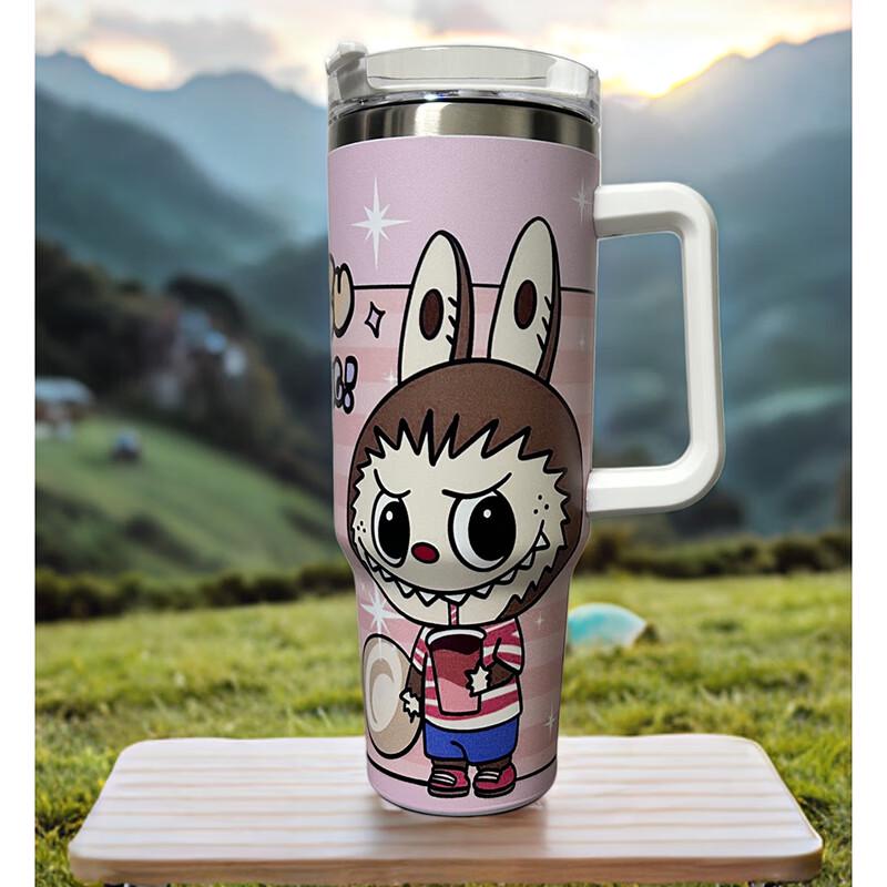 Miaomo 1200ml Stainless Steel Insulated Tumbler with Straw
