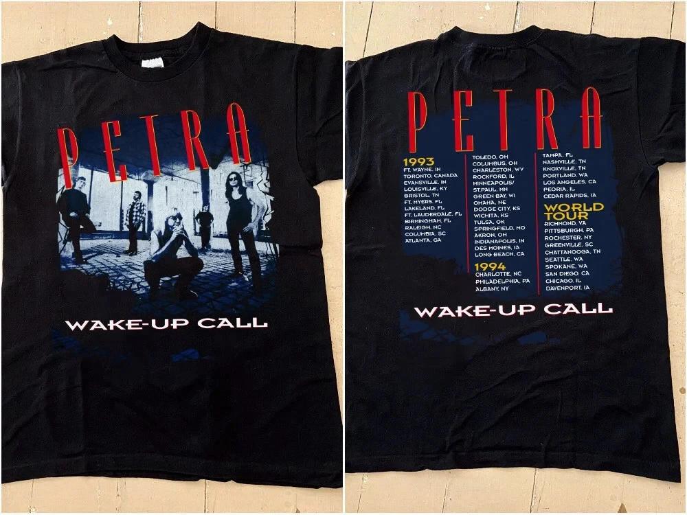 PETRA Musical Group T-Shirt, Vintage Best Petra Wake-up Call 1993 1994 Album Tou 4XL