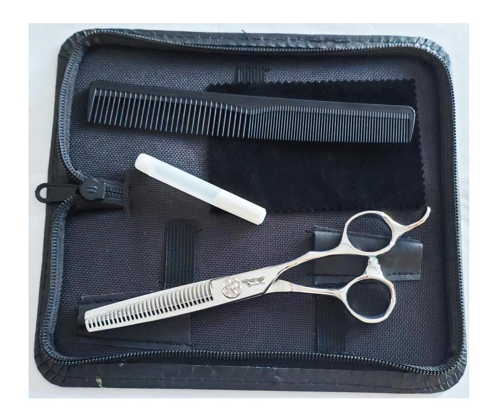 DAWUCHEN Marke scharfe Haarschneideschere, Haarschneideschere aus Kohlenstoffstahl, Qualitätsstufe 1