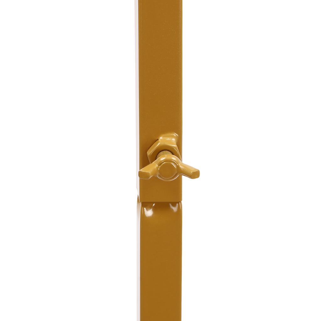 6.56 FT Balloon Wedding Arch Backdrop Stand 2 * 1 M Gold Metal Square Arch Frame Stand for Wedding Ceremony Birthday Party