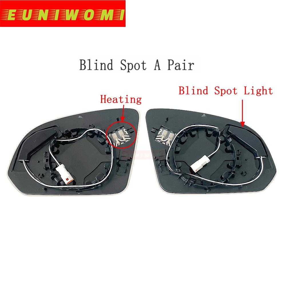 Auto Side Door Wide Angle Heated Car Rearview Mirror Glass With Blind Spot Light For Volvo XC40 C40 2018-2025 EX40 2025+